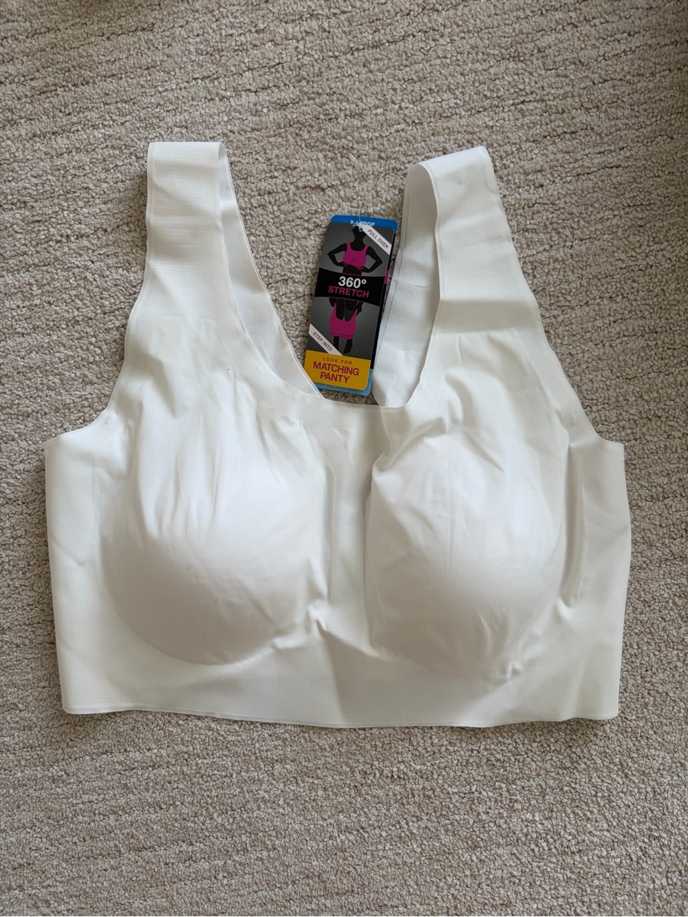 Bali Comfort Revolution Bra White XL NWT